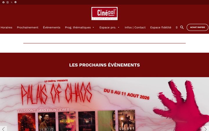 Zrzut ekranu cinepal.fr