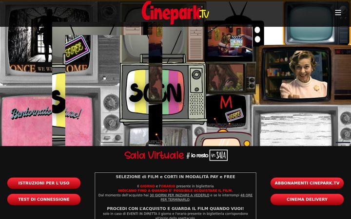 Screenshot of cinepark.tv