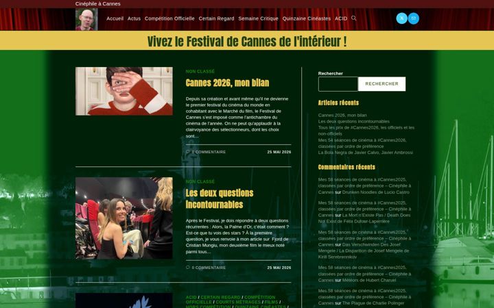 Zrzut ekranu cinephilecannes.fr