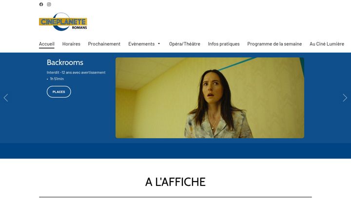 Zrzut ekranu cineplaneteromans.fr