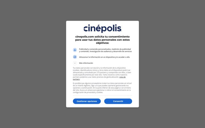 Képernyőkép: cinepolis.com