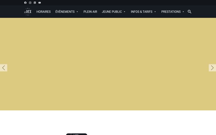 Screenshot ta' cinerex.fr
