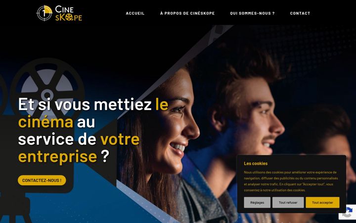Zrzut ekranu cineskope.fr