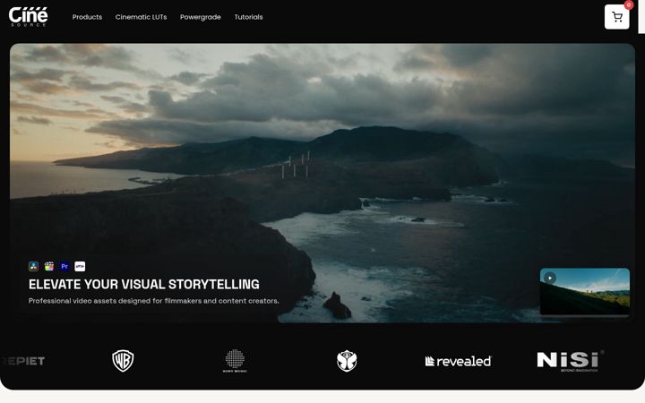 Ekraanipilt saidist cinesource.nl