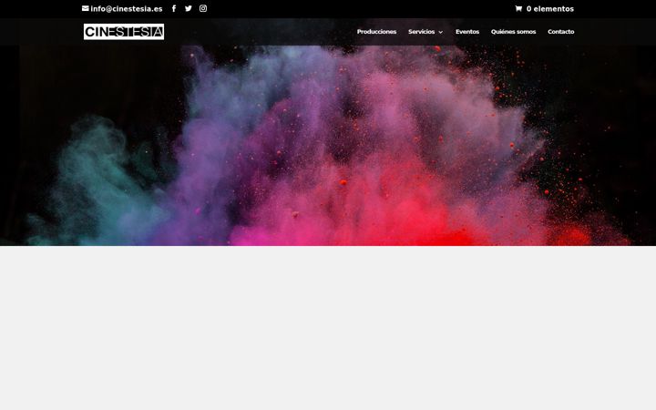 Screenshot ta' cinestesia.es