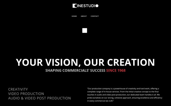 Screenshot του cinestudio.net