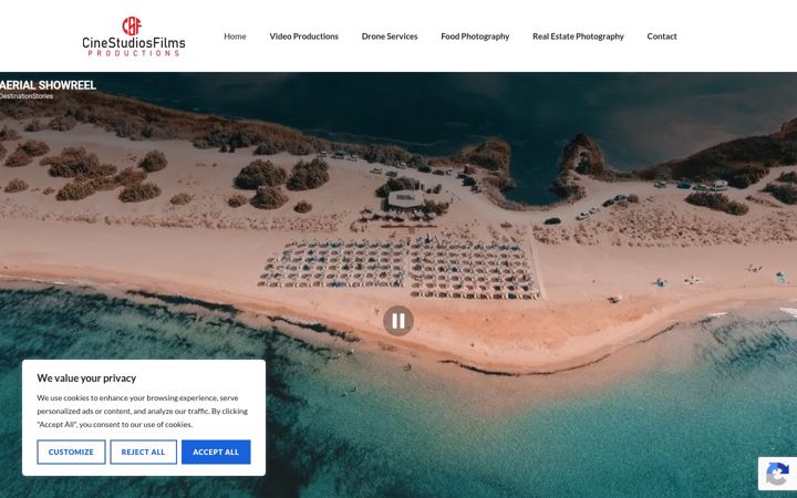 Screenshot of cinestudiosfilms.com