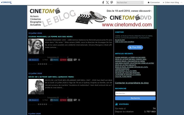 Zrzut ekranu cinetom.fr