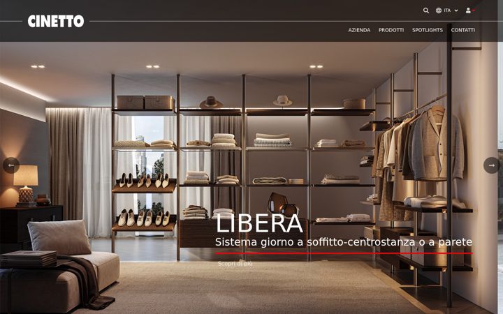 Screenshot of cinetto.it