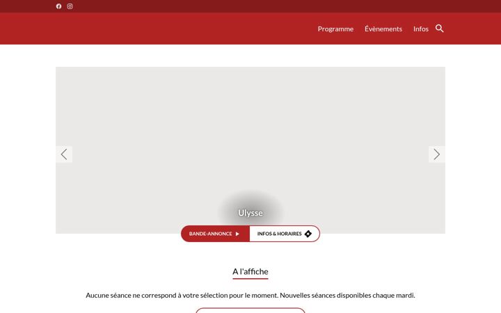 Ekraanipilt saidist cinevasion.org