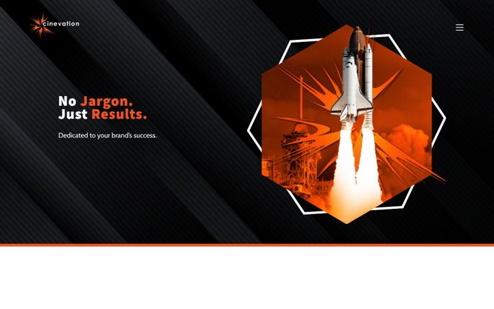Screenshot of cinevation.co.za