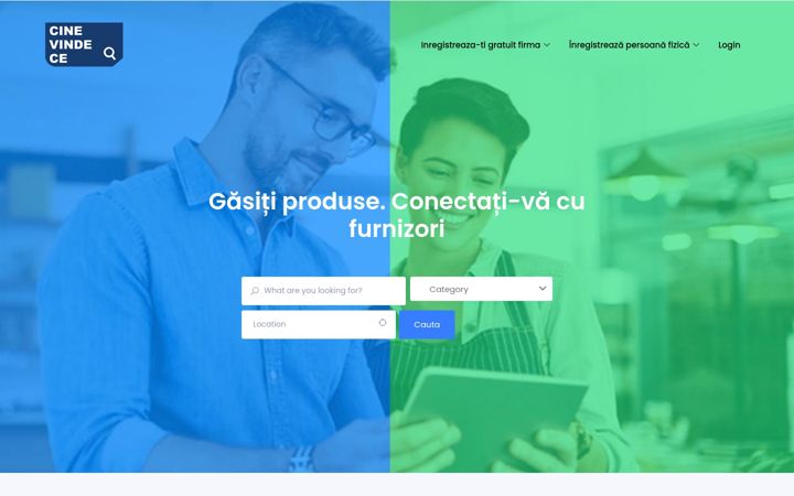 Screenshot di cinevindece.ro