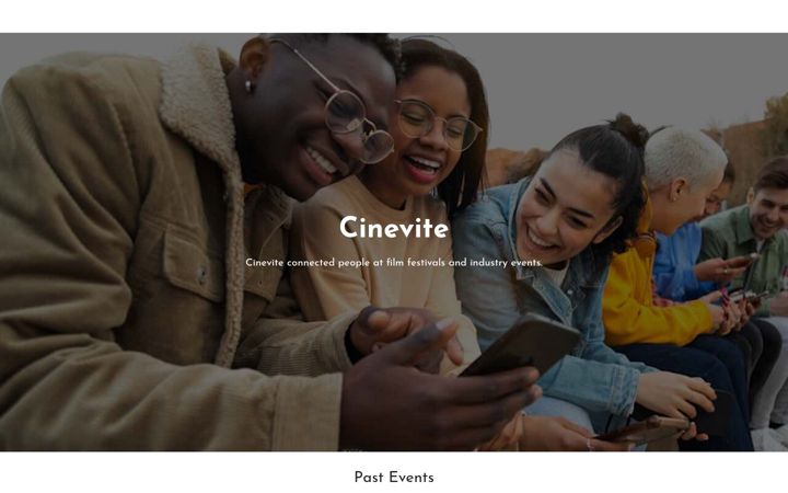 Screenshot of cinevite.com