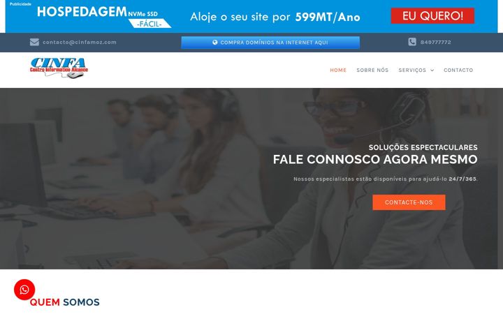 Screenshot of cinfamoz.com