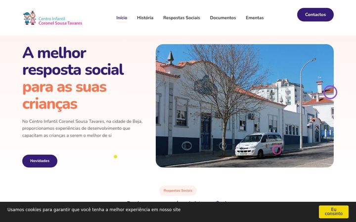 Ekrano kopija cinfantilcsousatavares.net