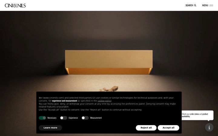 Screenshot of cinienils.com