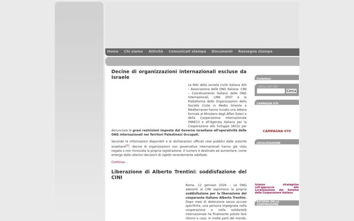 Ekraanipilt saidist cininet.org