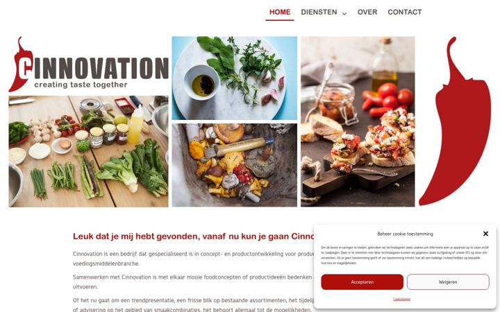 Ekraanipilt saidist cinnovation.nl