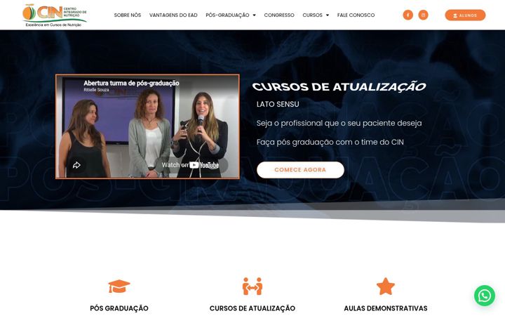 Screenshot di cinnutri.com.br