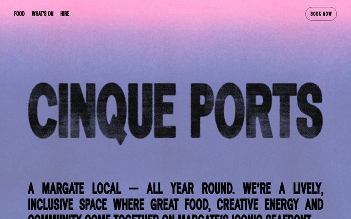 Screenshot of cinqueports.co.uk