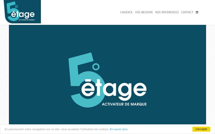 Zrzut ekranu cinquieme-etage.fr