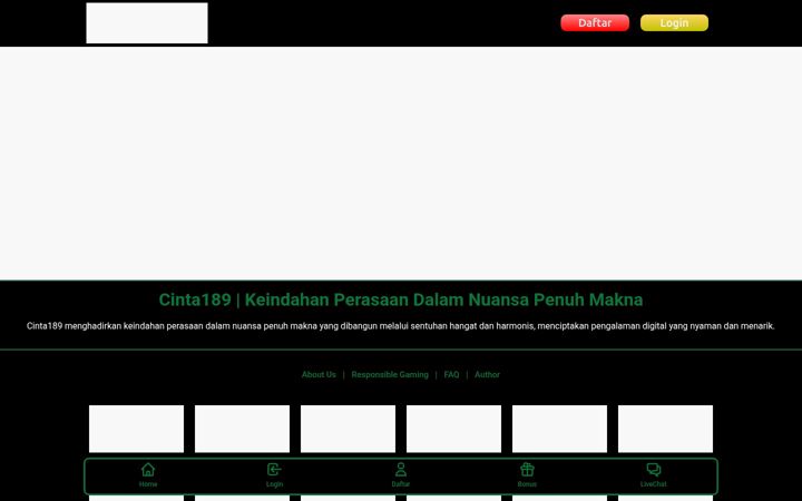 Screenshot of cinta189.org