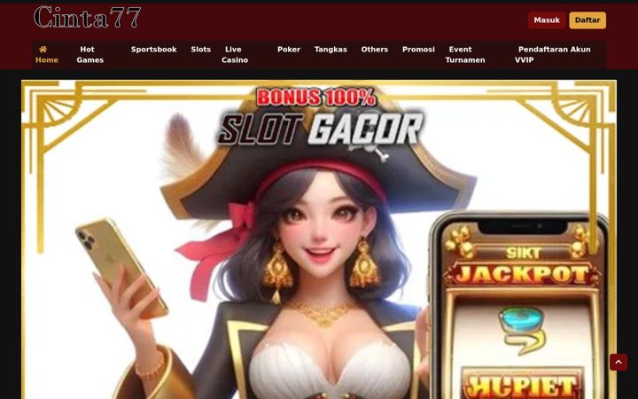 Screenshot of cinta77.org