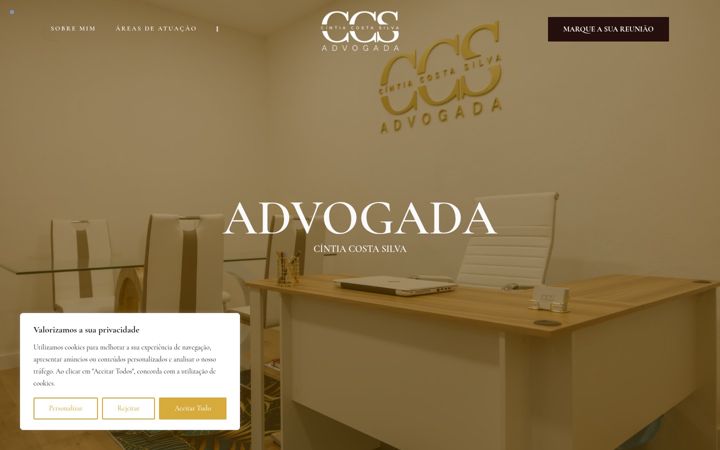 Snimka zaslona za cintiasilvadvogada.pt