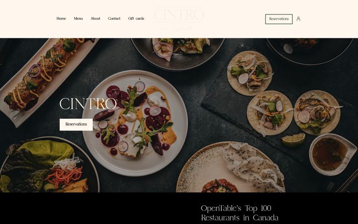 Screenshot του cintro.ca