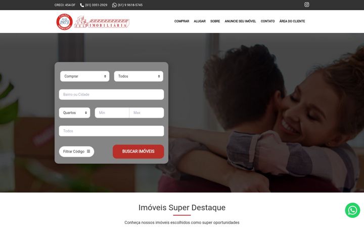 Screenshot von cinzelimobiliaria.com.br