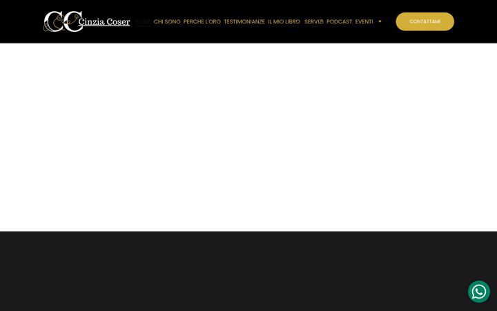 Screenshot of cinziacoser.it