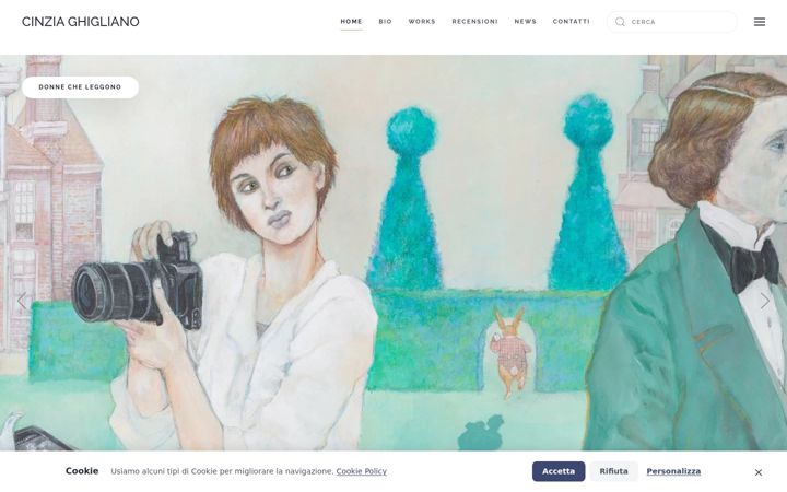 Screenshot of cinziaghigliano.it