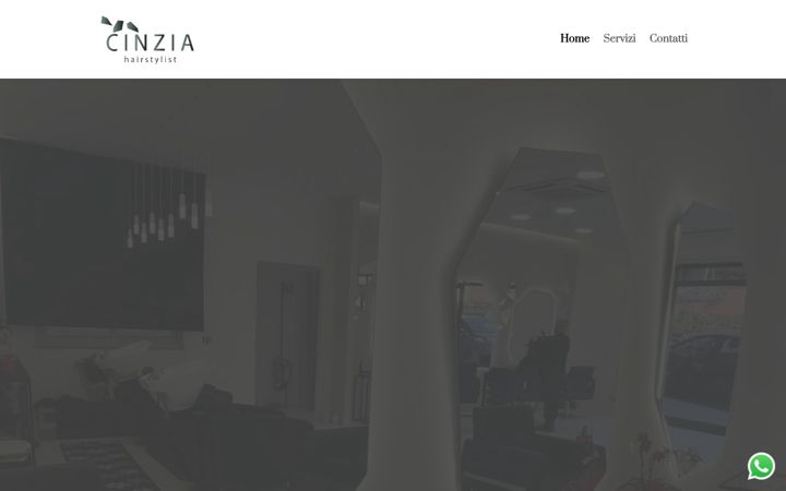 Screenshot of cinziahairstylist.it