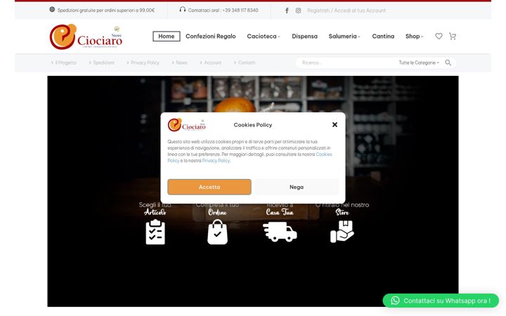 Screenshot of ciociarostore.it