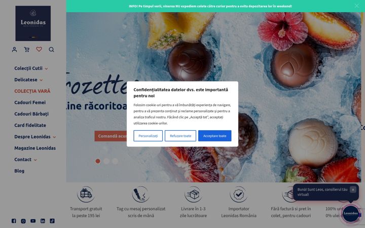 Screenshot di ciocolatabelgiana.ro