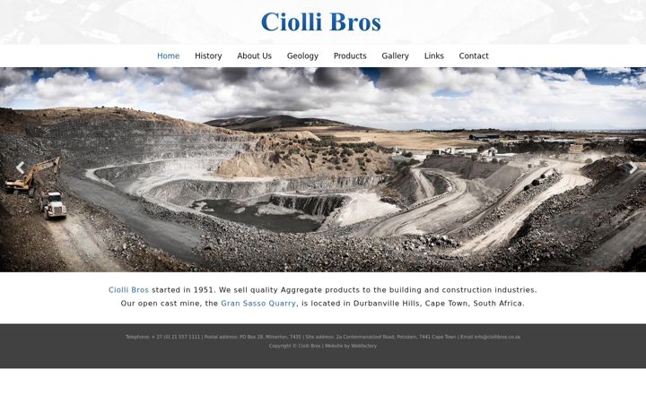 Screenshot of ciollibros.co.za