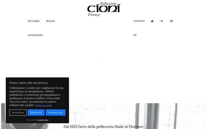 Screenshot of cioni.it
