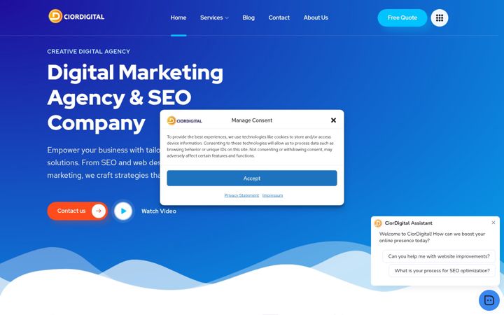 Screenshot of ciordigital.com