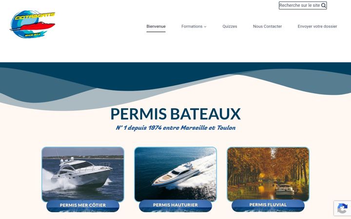 Screenshot of ciotaboats.com