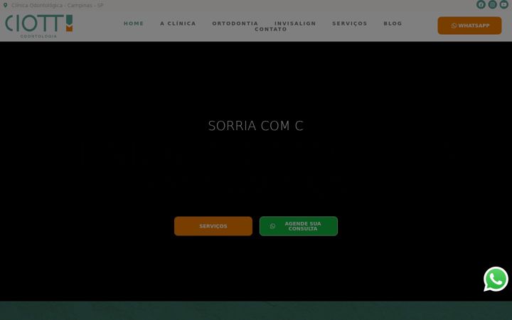 Screenshot von ciottiodontologia.com.br