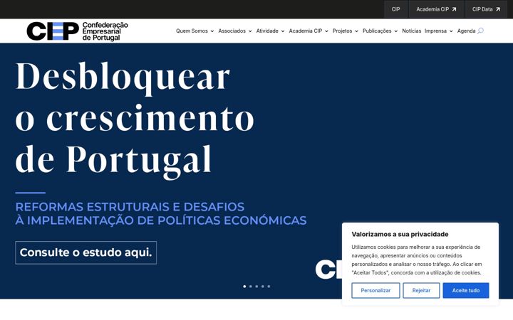 Screenshot of cip.org.pt