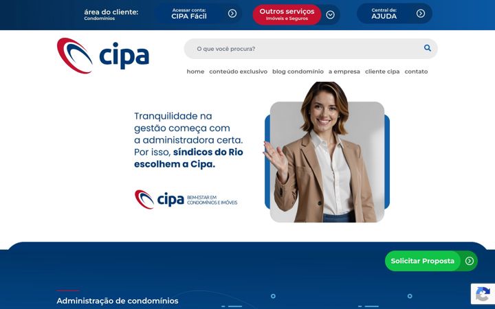 Screenshot von cipa.com.br