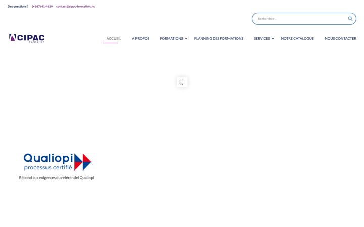 Screenshot of cipacformation.nc