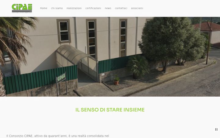 Screenshot of cipae.it