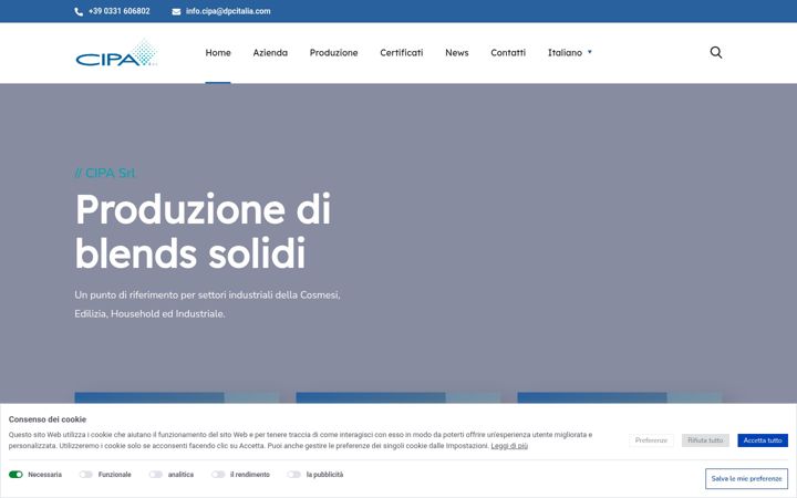 Screenshot of cipaitalia.it