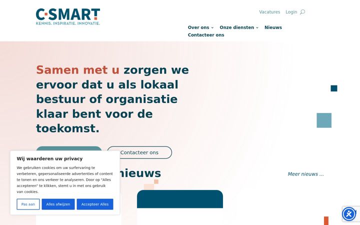 Screenshot of cipal.be