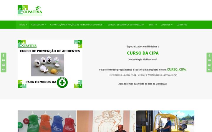 Skærmbillede af cipativa.com.br
