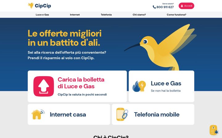 Screenshot of cipcip.it