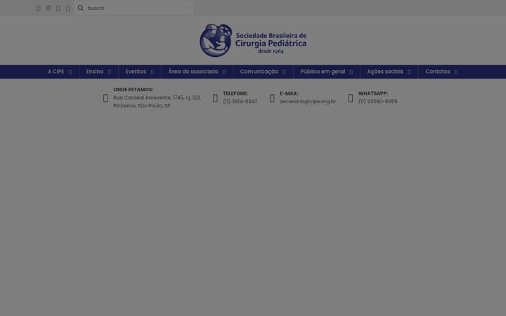 Skærmbillede af cipe.org.br