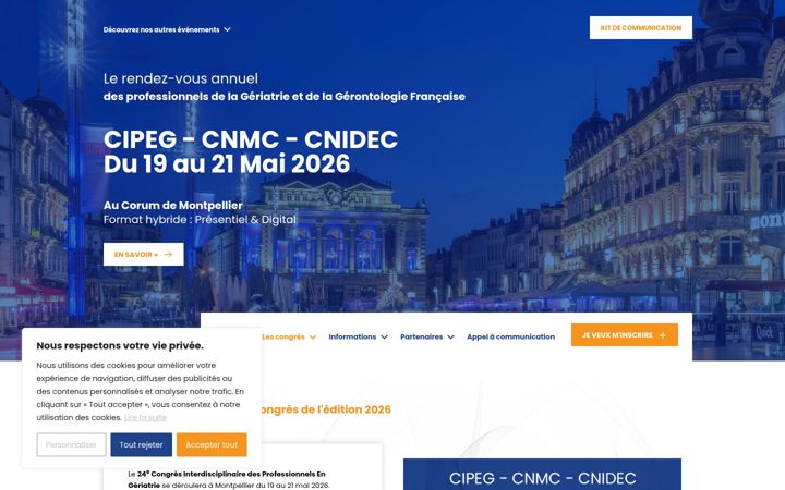 Snímek obrazovky cipeg.fr